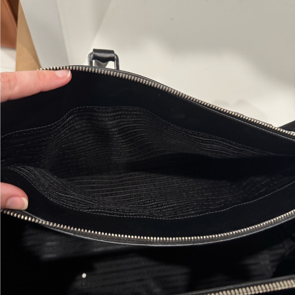 Prada Black Leather Tote Bag - Picture 13 of 15